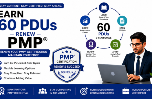 Earn 60 PDUs - Renew PMP®