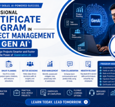 Professional Certificate Program in Project Management With GenAI
